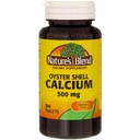 Nature's Blend Oyster Shell Calcium 500 mg δισκία - 100 ct, Συσκευασία των 2