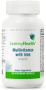 Demir, 45 mg Chelated Iron, Active B Vitamins Plus L-5-MTHF, Sağlıklı Immune Sistemi ve Enerji Üretimi, Vegetarian Capsules (120 kapsüller)*