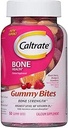 Caltrateuba & Vitamin D3 Supplement Gummy Bites Black Cherry, Orange, Strawberry - 50 Ct., 6 Paket