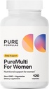 Kadınlar için Saf Formlar - Temel Nutrients ve Herbal Support Womens Daily Multivitamins for Nutritional Support Non-GMO - 120 Capsules
