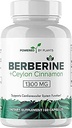 Pure Berberine Supplement - Metabolism & Immune System Support için Ceylon Cinnamon ile 1300 mg Berberine - 60 Hizmet