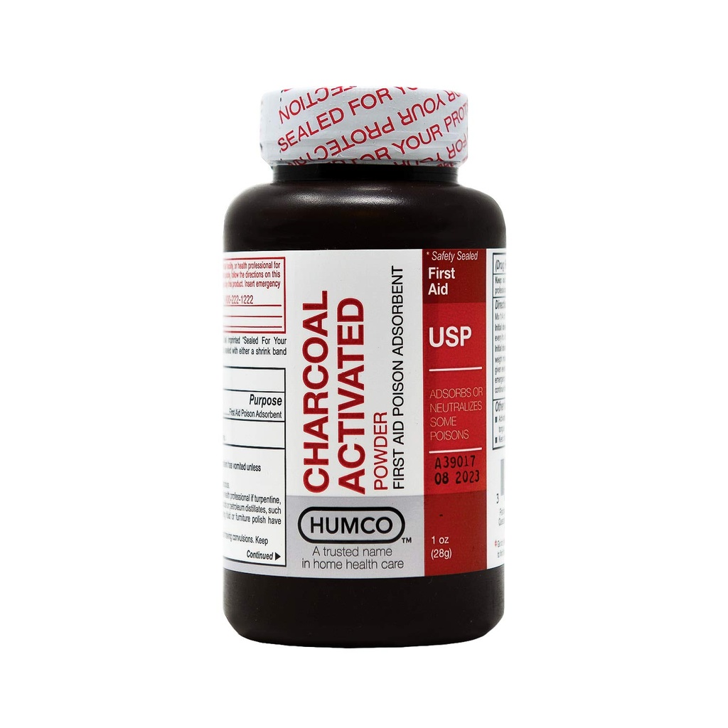 HUMCO Aktif Charcoal Toz, USP, 1oz