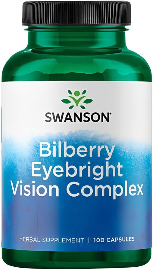Swanson Bilberry Eyebright Vizyon Kompleksi (100 Capsules)