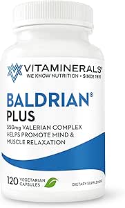 33+ Baldrian® Plus Natural Relaxing Support Standardized Valerian Extract (120)