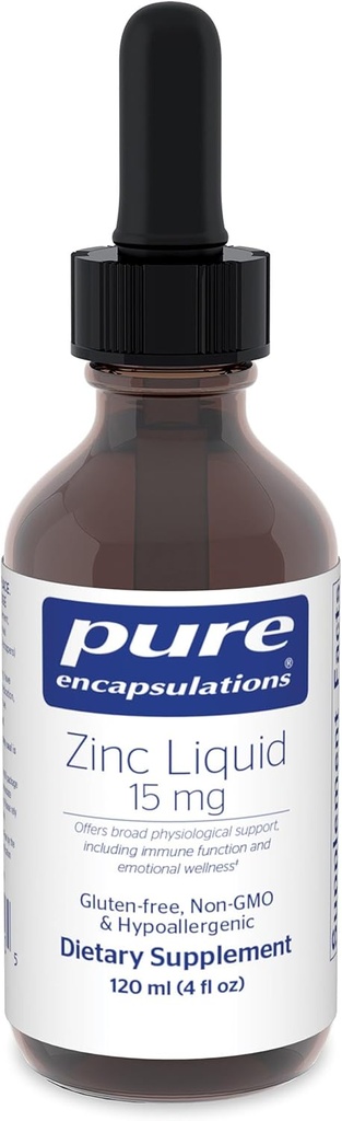 Pure Encapsulations Zinc Liquid 15 mg 