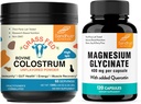 Sandhu'nun Colostrum Toz & Magnezyum Glycinate Kompleksi ile Quercetin Capsules | Destekler Gut, Immune Health & Quality Sleep