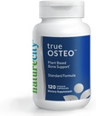 NatureCity True-Osteo Plant-Based Supplement for Bone Strength | AlgaeCaluba & Magnezyum, Plant-Based Vitamin D3, Vitamin K2, Silikon| Stomach (120 Veggie Capsules)