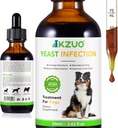 Köpekler için Doğal Yeast Enfeksiyon Tedavisi - Etkili Köpek Kulak Enfeksiyonu Tedavisi ve Alerji Yardımı, Inflammasyon Azaltır, Tümeviates Itching, Mücadele Enfeksiyonları, Yararlı ve Ciltleri Geliştirir
