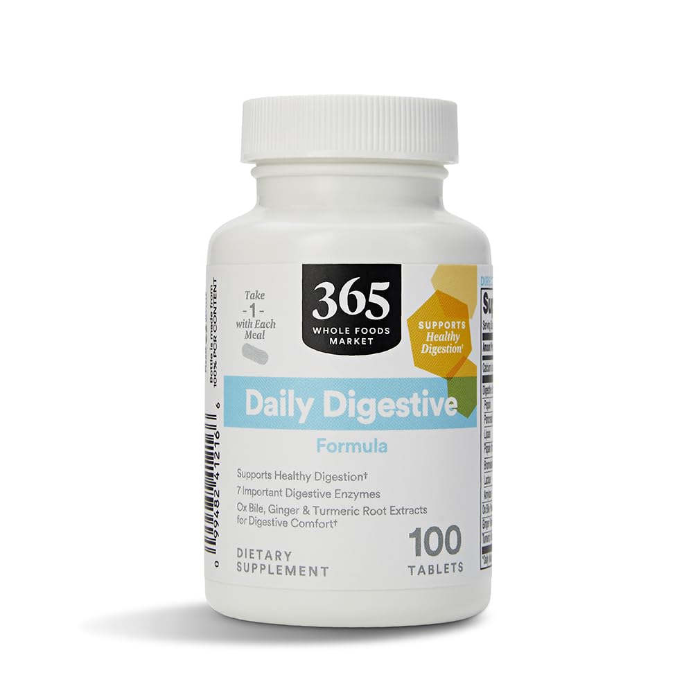 365 από Whole Foods Market, Digestive Daily Formula, 100 Tablets
