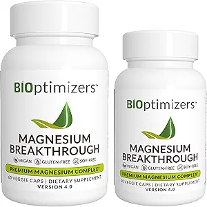 Magnezyum Breakthrough Supplement 4.0 - 7 Forms of Magnezyum: Glycinate, Malate, Citrate, and More - Natural Sleep and Brain Supplement - 90 Capsules