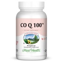 Maxi Health CO Q10 100mg - Συμπλήρωμα συνένζυμου Q10 - Υγεία καρδιάς - 90 Υγρές κάψουλες - Kosher, LCQ
