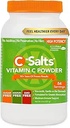 C-Salts Vitamin C Powder Supplement - 100% Pure High Dose Buffered Vitamin C Powder for Immune Support - Organic, Sugar-Free, Vegan, Non-GMO, Stomach-Friendly, Original 8 oz