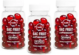OX SA Super Antioksi Supplement | Gac Super Fruit | DHA | Momordica | 3Pack |180 Softgels | Sağlıklı Aging | Immune Support | Advanced Antioxidation
