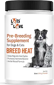 Breed Heat - Köpekler ve Kediler için Breeding & Reproductive Supplement (Formerly Thomas Labs, Same Product) - 16 oz Toz