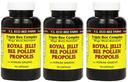Y.S. Eco Bee Farms, (3 Pack) Royal Jelly, Bee Pollen, Propolis, Plus Koreli BTC, 90 Capsules