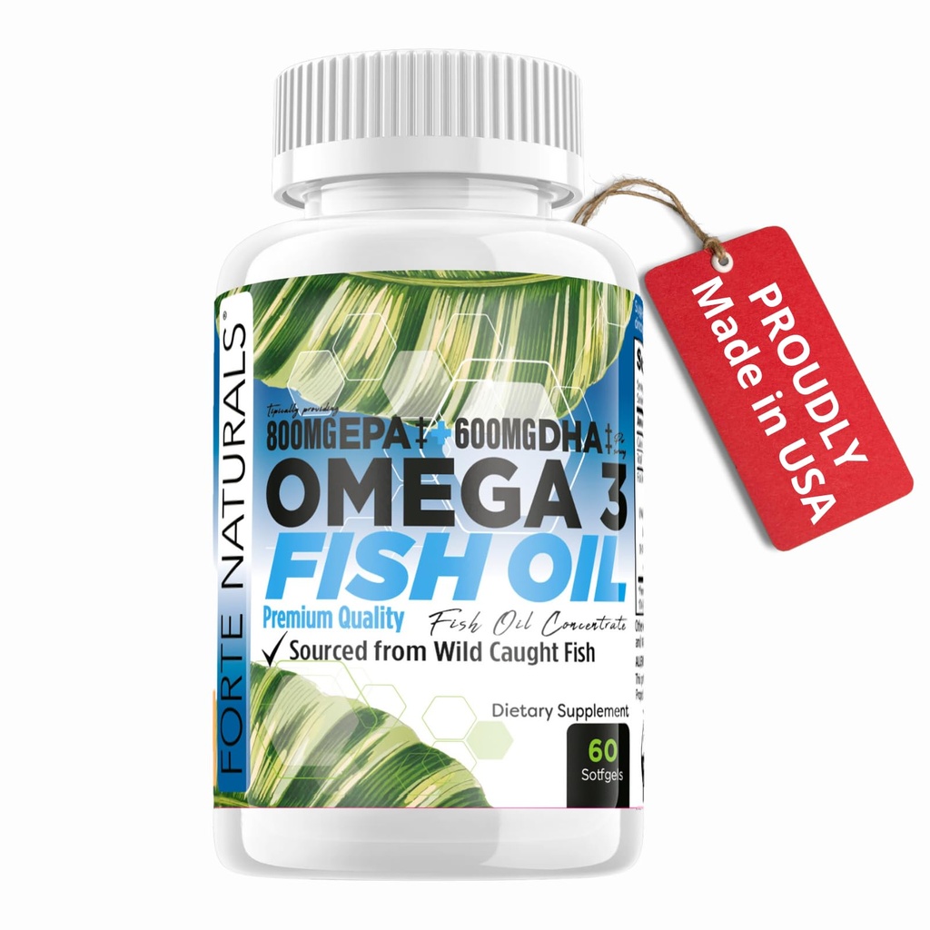 Omega 3 Fish Oil 2000 mg YÜKSEK Potency 800 mg EPA DHA 600 mg BURPLESS Supplement Non GMO Omega 3 Fatty Acid Supplements YÜKSEK DOSE Fish Oil for Dogs Cats Humans Amerika Birleşik Devletleri'nde Yapılan Köpek Kedileri Için Yüksek Lisans