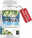 Omega 3 Fish Oil 2000 mg YÜKSEK Potency 800 mg EPA DHA 600 mg BURPLESS Supplement Non GMO Omega 3 Fatty Acid Supplements YÜKSEK DOSE Fish Oil for Dogs Cats Humans Amerika Birleşik Devletleri'nde Yapılan Köpek Kedileri Için Yüksek Lisans