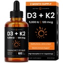 NutraChamps Βιταμίνη D3 K2 σταγόνες, Υγρή Βιταμίνη D3 5000 IU & K2 D3 με MK7, Βιταμίνη D σταγόνες για παιδιά, οστά, καρδιά & ανοσοποιητική υγεία, Υγρή Βιταμίνη D σε MCT Oil για καλύτερη απορρόφηση