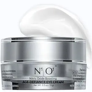 N1O1 Age-Defiance Eye Cream - Day & Night Moisturizer with Nitrik Oksit, Hyaluronic Acid, Kompleks., Ceramids - The Hydrating Eye Cream for Dark Circles, Wrinkles, Fine Lines, Puffiness - 0,5 oz.