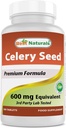 En İyi Doğallar Celery Tohum 600 Mg Tablet, 180 Kont (817716014401)