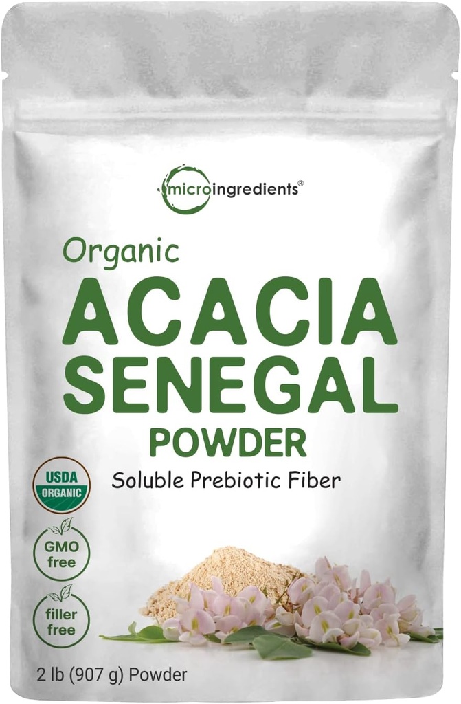 Micro Συστατικά Βιολογική Acacia Σενεγάλη Fiber σκόνη, 2 lb 