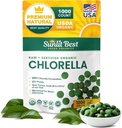 En İyi USDA Organik Premium Chlorella Tabletleri 1000 Kont |% 100 Pure Chlorella Superfood Supplement Yüksek Protein, Chlorophyll, Vitaminler ve Mineraller | İyi Sağlık Destekler, Wellée