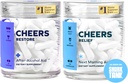 Cheers R&R Combo | Rest + Relief | Feel Better After Drink & Support Your Liver | DHM, L-Cysteine, Milk Thistle, Ginger, White Willow Bark, Caffeine, L-Theanine | 12 Doses Her | Tamamlar