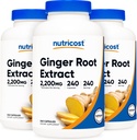Nutricost Ginger Root Extract 550 mg, 240 Capsules (3 Şişe)