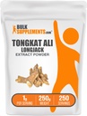 BulkSupplements.com Longjack Extract Toz - Tongkat Ali Extract, Tongkat Ali for Men & Women - Gluten Free, 1g per Service, 250g (8.8 oz) (Pazar 1)