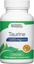DOCTORS' PREFERRED Taurine Supplement - 1,000 mg/Serving | 60 Vegan Capsules