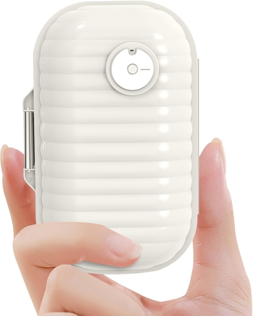 Seyahat Pill Organizer, 7 Gün Portatif Pill Case, Pocket Purse Portatif Tıp Vitamini (Pearl White,1 Pack) için Küçük Pill Box