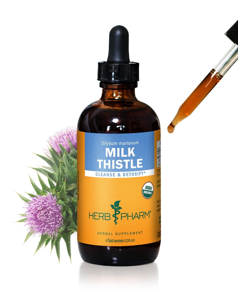 Herb Pharm Milk Liver Function Support - 4 Ounce (DMILK04)