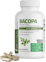 Bronson Bacopa υποστηρίζει υγιή λειτουργία του εγκεφάλου και την ψυχική απόδοση, παραδοσιακό βότανα, μη ΓΤΟ, 180 κάψουλες χορτοφάγων
