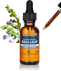 Herbm Pharm, Nervous Sistem Desteği için Organik Skullcap Sıvı Türlemeyi Onayladı, 1 Fl Oz