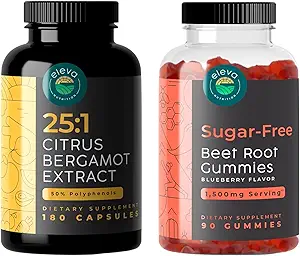 Citrus Bergamot 25:1 ve Sugar-Free Beet Root Gummies Sche