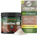 EarthNutri Creatine Monohydrate Powder - Pure Creatine Supplement for Muscle Strength, Strength & Performance - Μη ΓΤΟ, Χωρίς ζάχαρη, Πρόσθετη-Δωρεάν – για άνδρες & γυναίκες, Γεύση 250g