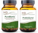 MD Prescriptives PureBiotic and ProbioZyme Sche - Digestive & Gut Health Supplement - 60 Capsules/90 Capsules