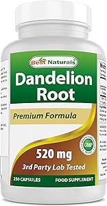 Best Naturals Dandelion Root 520 mg 250 κάψουλες