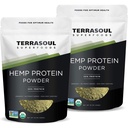 Terrasoul Superfoods Organic Hemp Protein Powder (50% Protein), 2 Pounds
