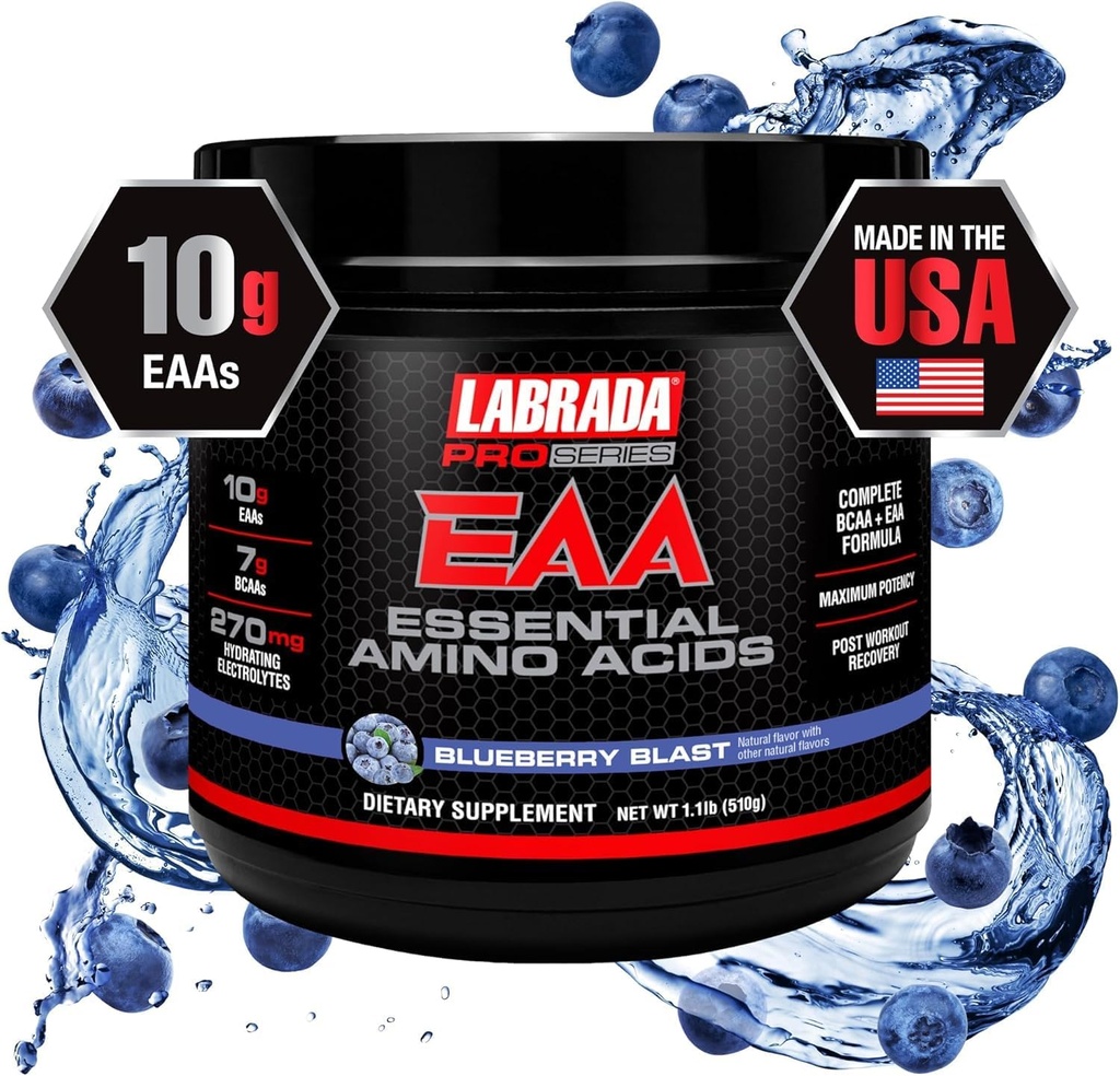Pro Σειρά ΟΛΓ Μέγιστη ισχύς Πλήρης ουσία Amino Acid Hydrating Formula με 10g EAAs 7g BCAAs & 270mg Hydrating Electrolytes Recovery and Performance (Blueberry Blast)