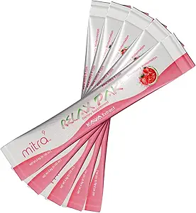 Mitra9 Kava Toz RelaxPak - Strawberry Watermelon Kava Ekstra Toz Paketleri | Mood Advancedr | Plantive | Doğal Calm & Clarity | Easy Open Single-Serving Stick (5)