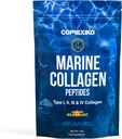 KORREXIKO Marine Collagen Toz Supplement Unflavored - 10.000 mg Double Hydrolyzed Collagen, per Serviste - Maksimum Aborpsiyon için Formüle - Saç, Skin & Nails - 5oz, 14 Hizmet