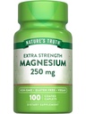 Nature's Truth Magnezyum Supplement | 250 mg | 100 Caplets | Vegan, Non-GMO & Gluten Free