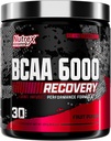 Nutrex Research - BCAA Powder 6000 Amino Acid - 6 γραμμάρια του BCAAs Amino Acids συμπλήρωμα για την αποκατάσταση μετά την προπόνηση & την ανάπτυξη των μυών - Amino Energy Processet Recovery Drink (Fruit Punch - 30 Services)