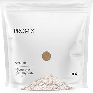 ProMix Beslenme Kreatine Monohidrat Toz, Unflavored - 5g of Micronized Kre başına 5g - Art & Power & Supports Recovery - 180 Servisler