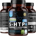 N1N Premium 5-HTP 200 mg Plusuba, Griffonia Tohumksiyonu, GMO ve Gluten Free, 120 Caps