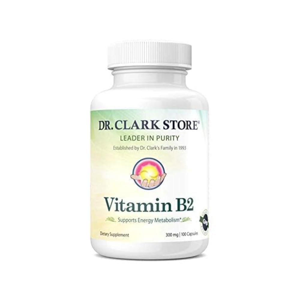Dr. Clark B2 Supplement, 300 mg, 100 Gelatin Capsules
