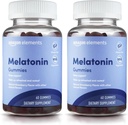 Elements - Melatonin 10 mg Gummies, Supports Restful Sleep, Strawberry, 60 Count (Önceki olarak Revly) (Pack of 2)