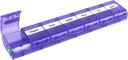 EZY DOSE Weekly (7-Day) Pill Case, Tıp Planlayıcı, Vitamin Organize Kutusu, X-Large Locking Güvenli Reçeteli İlaçları Korumak ve Kazalı Spilling Önlemek için Karşılaştırmak, Renk Vary