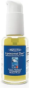 Alerji Araştırma Grubu Liposomal Zen - L-Theanine Liquid Supplement, GABA Calming Support, Sleep Liposomal, Day veya Night, Sunflower Phospholipids, Fast-Acting Zen - 1.7 Fl Oz